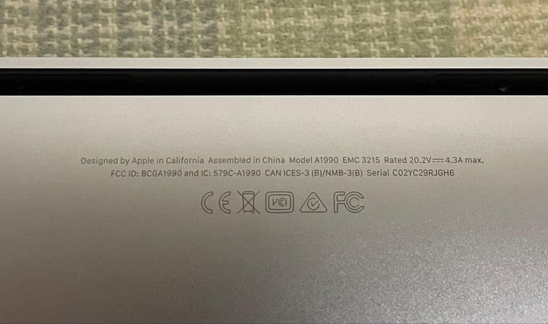 金*鯛様 ジャンク品　MacBook Pro A1990 ２台まとめて