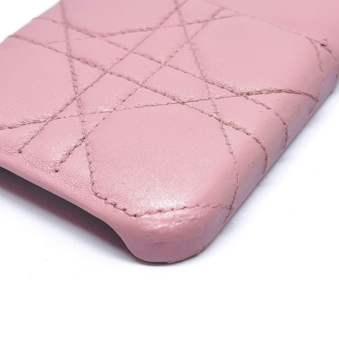 クリスチャンディオール iPhone14Pro スマホケース カナージュ ピンク