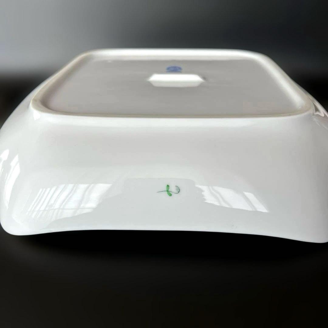 ヘレンド　アポニーグリーン　スクエアボウル