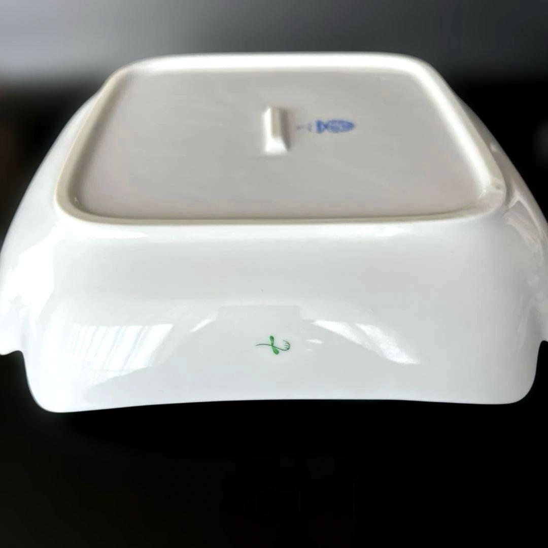 ヘレンド　アポニーグリーン　スクエアボウル