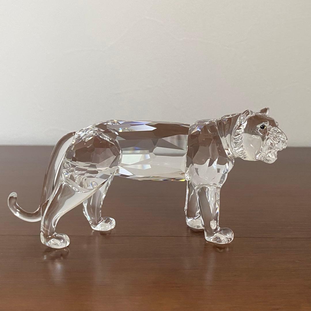 SWAROVSKI スワロフスキー クリスタル タイガー 置物