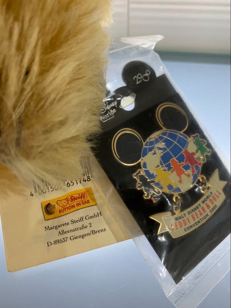 Steiff Disney 2000年 テディベア　限定品