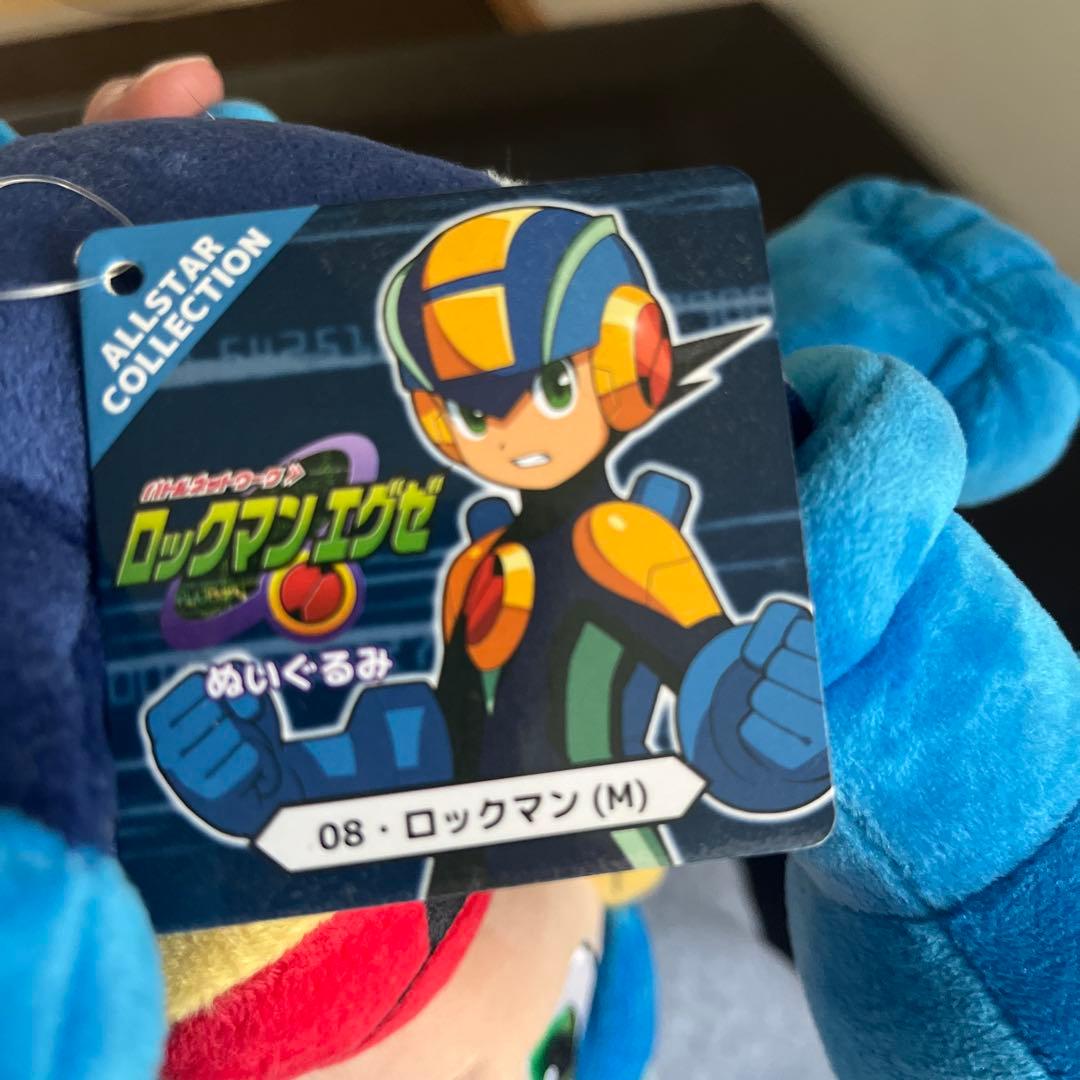 ロックマンエグゼ　ぬいぐるみ Mサイズ　三英貿易