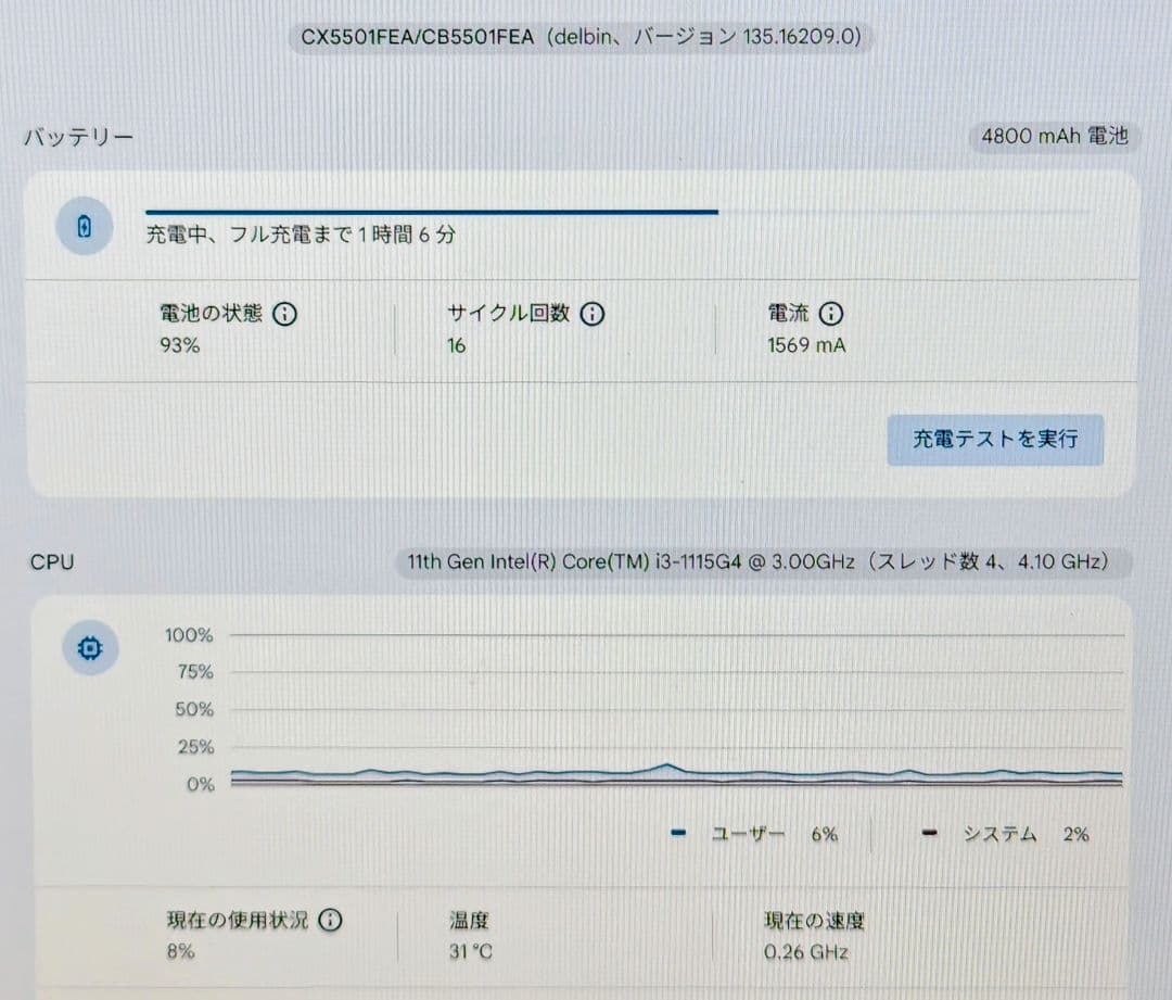 【144Hz】ASUS Chromebook Vibe CX55 Flip