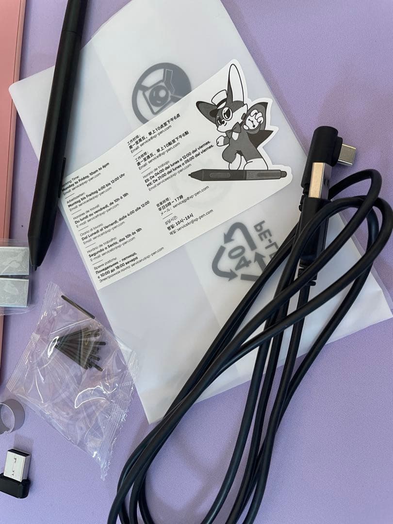 XP-PEN ペンタブレット 本体 ピンク