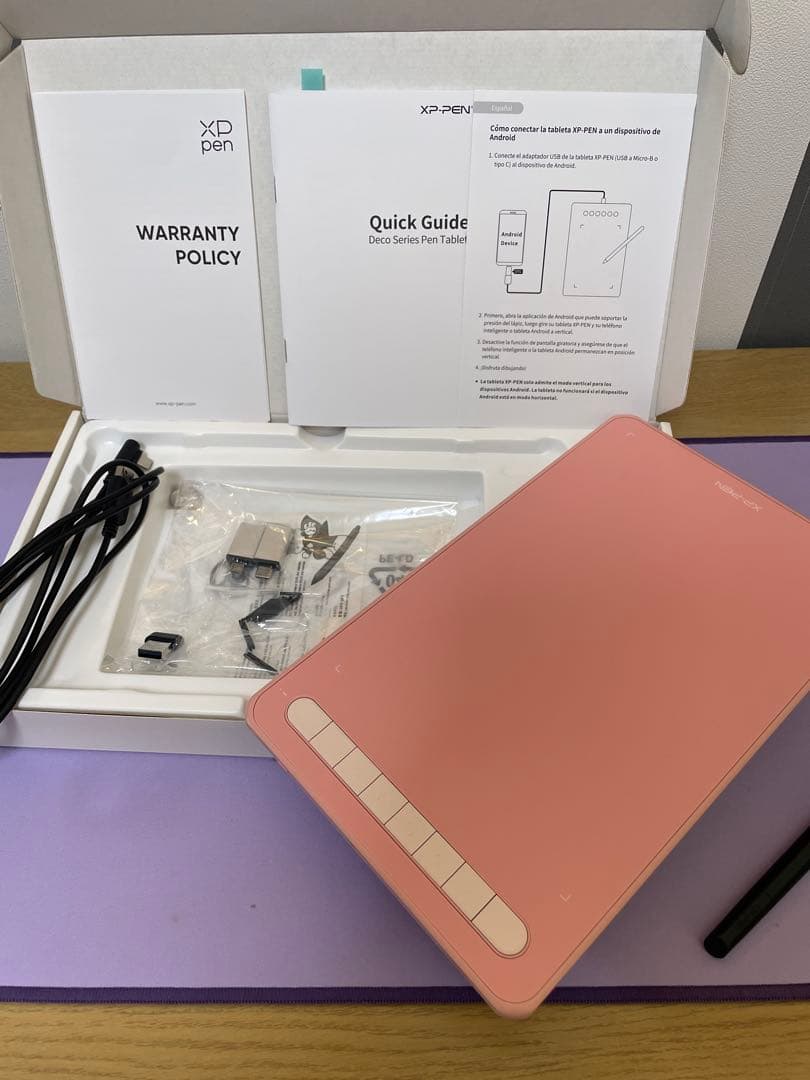 XP-PEN ペンタブレット 本体 ピンク