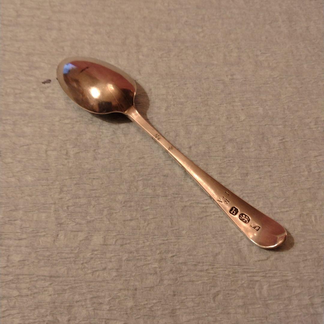 セール（1日まで）イギリス　純銀ティースプーン　1783年