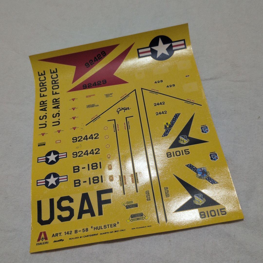 航空機・ヘリコプター ITALERI 1/72 B58 HUSTLER