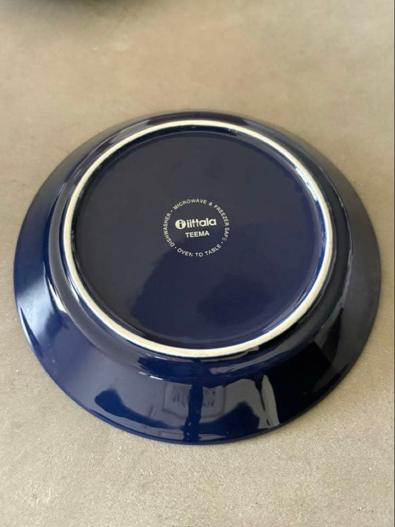 イッタラ　ティーマ　ネイビー ボウル　プレート　食器 6枚セット