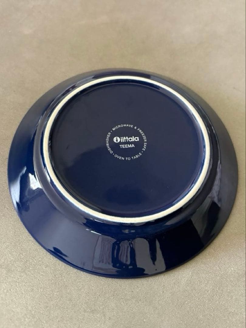 イッタラ　ティーマ　ネイビー ボウル　プレート　食器 6枚セット