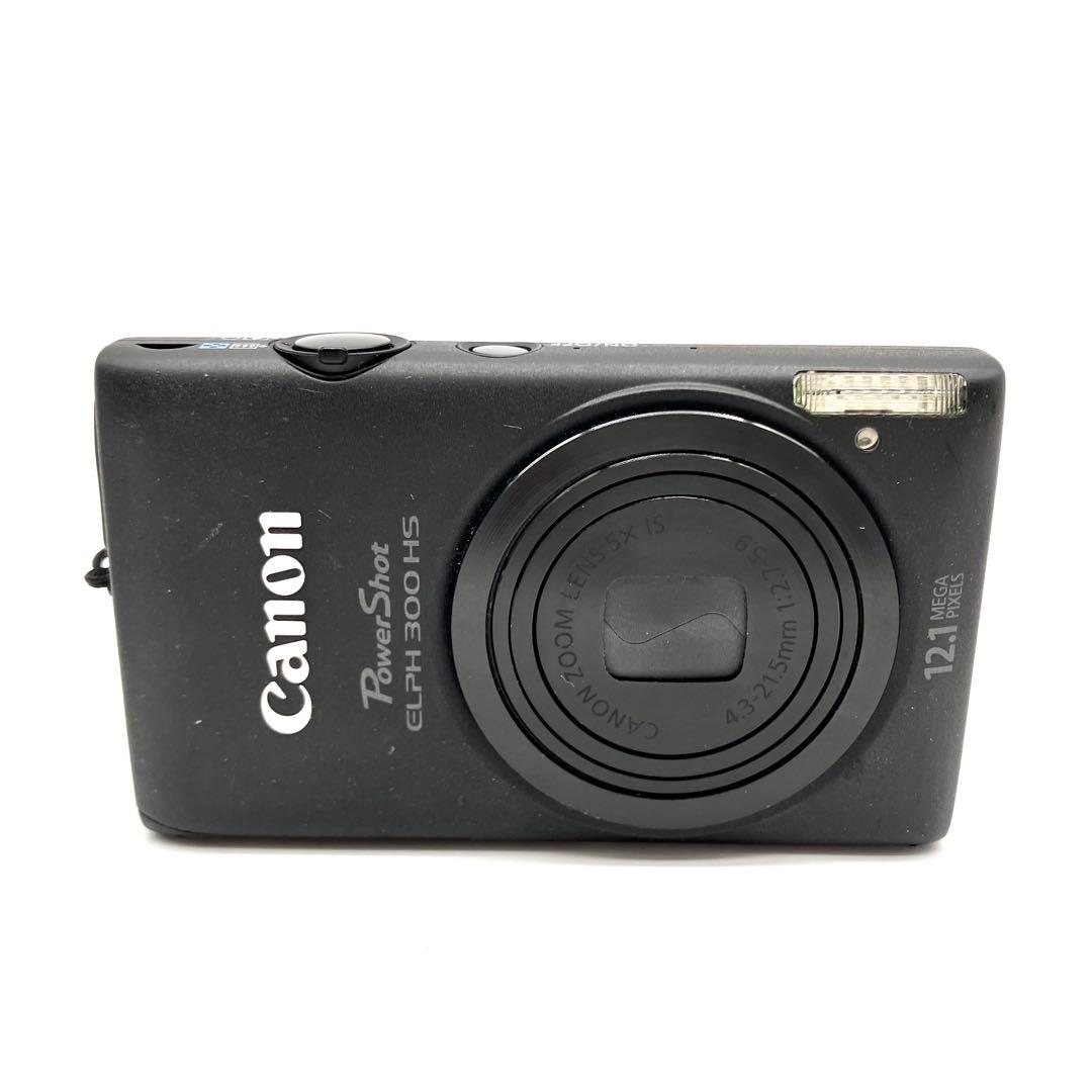 希少♪ Canon PowerShot ELPH 300 HS ブラック