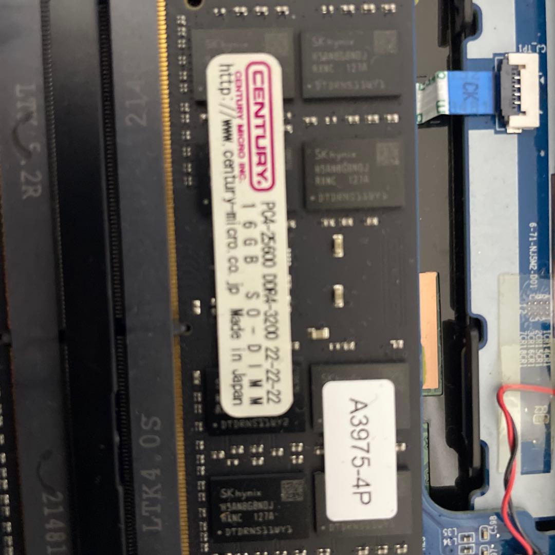 センチュリーマイクロ DDR4-3200 32GB (16GB×2) 動作確認済