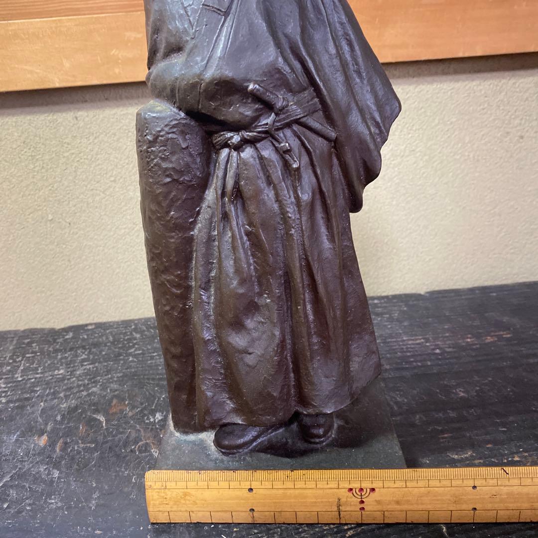 専用　喜多敏勝作　銅器　坂本龍馬像　31cm9cm12.5acm