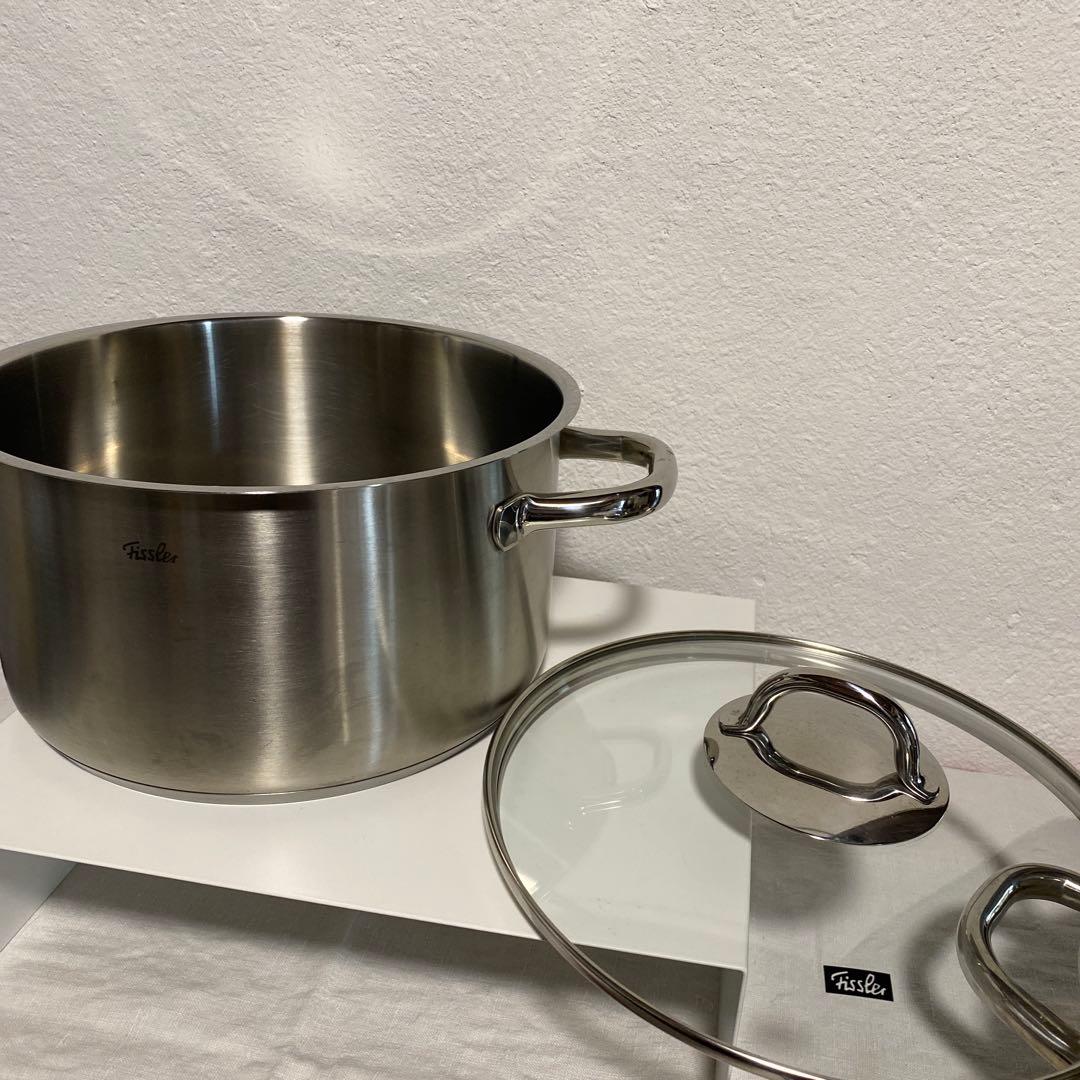 Fissler フィスラー両手鍋　24センチ ガラス