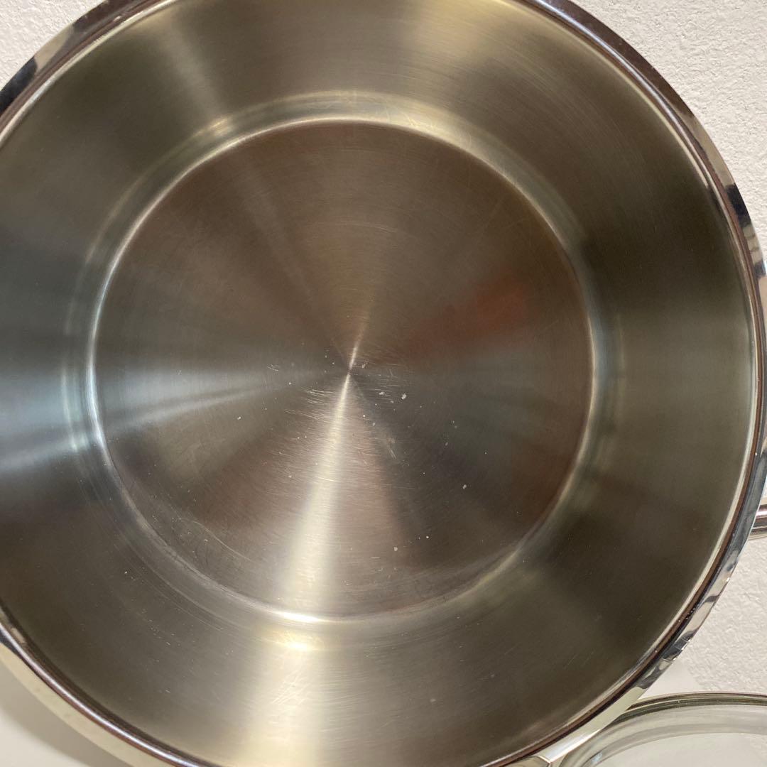 Fissler フィスラー両手鍋　24センチ ガラス