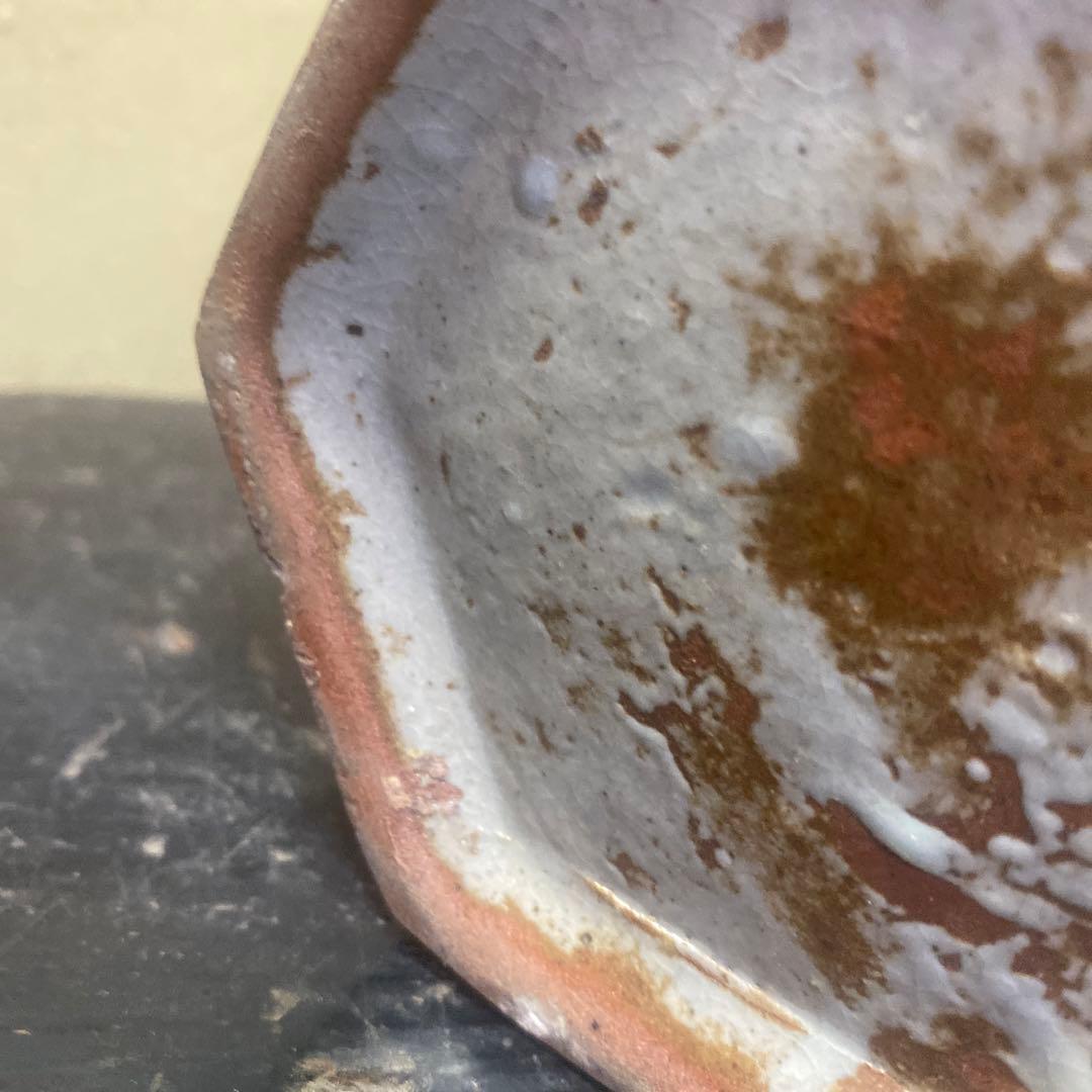 中国古玩　面取山水図花瓶【大】37cm13cm