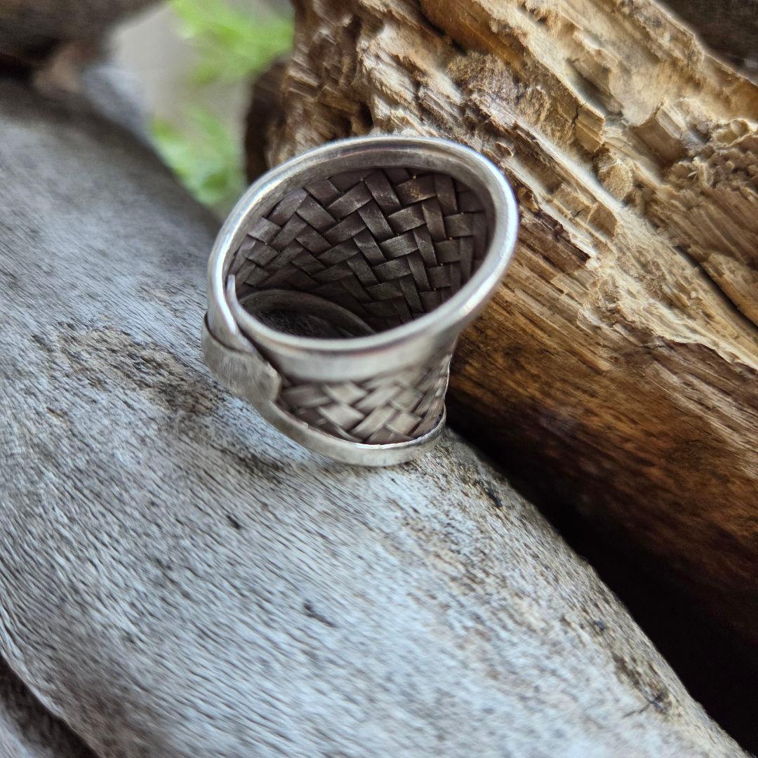 カレンシルバー カレン族 リング タイ