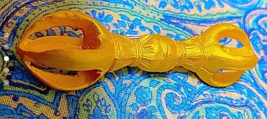 金運爆上げ　高野山　鍍金製　祈祷済み縦9cm五鈷杵