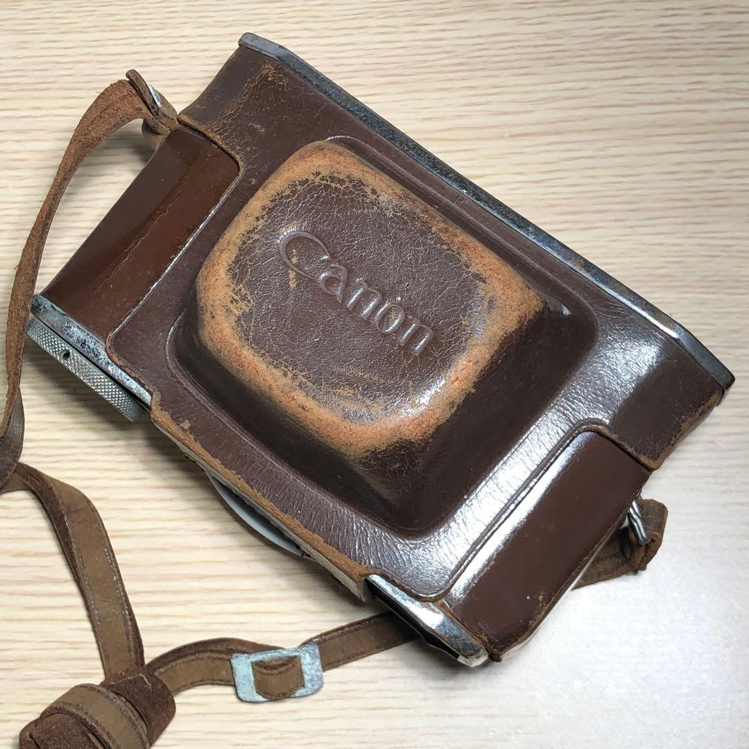 ケース付　Canon Ⅱ S型 ？　フィルムカメラ