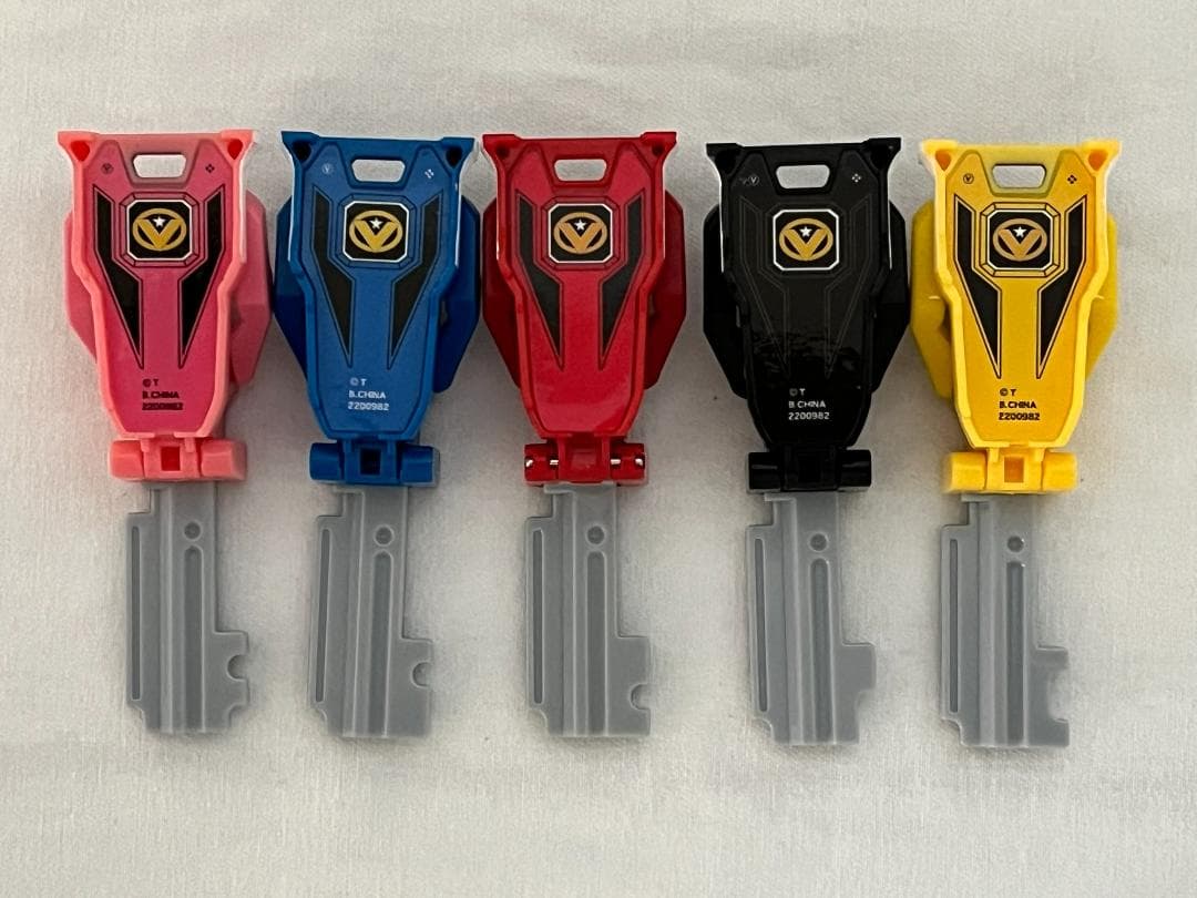 レンジャーキー 大戦隊ゴーグルファイブ 5本セット ゴーグルピンク