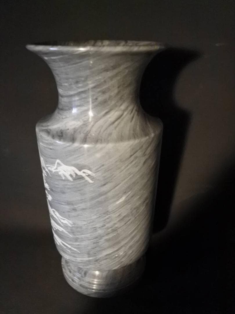 限定値下　天然石　花瓶 収蔵品　蔵出し　彫刻　1650