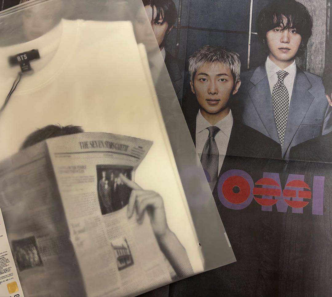BTS ARIRANG RM 顔Tシャツ Mサイズ ⭐︎おまけ付