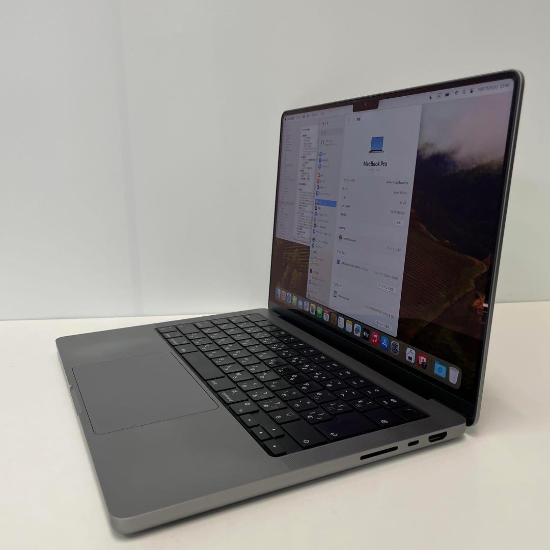 MacBookPro M1Pro 充放電40 メモリ16GB SSD 512GB