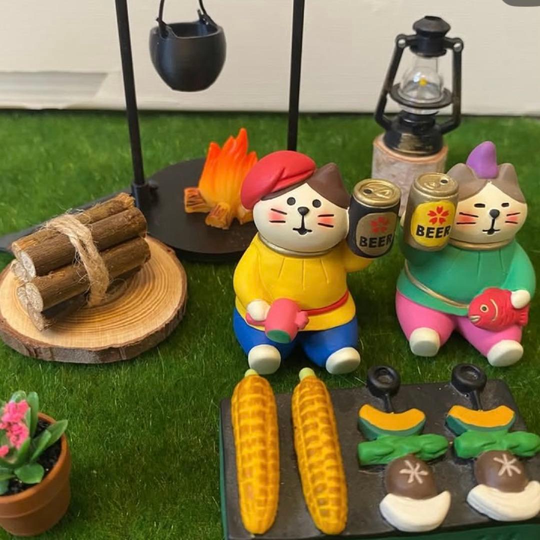 デコレ　コンコンブル バーベキュー　キャンプ 恵比寿猫 セット