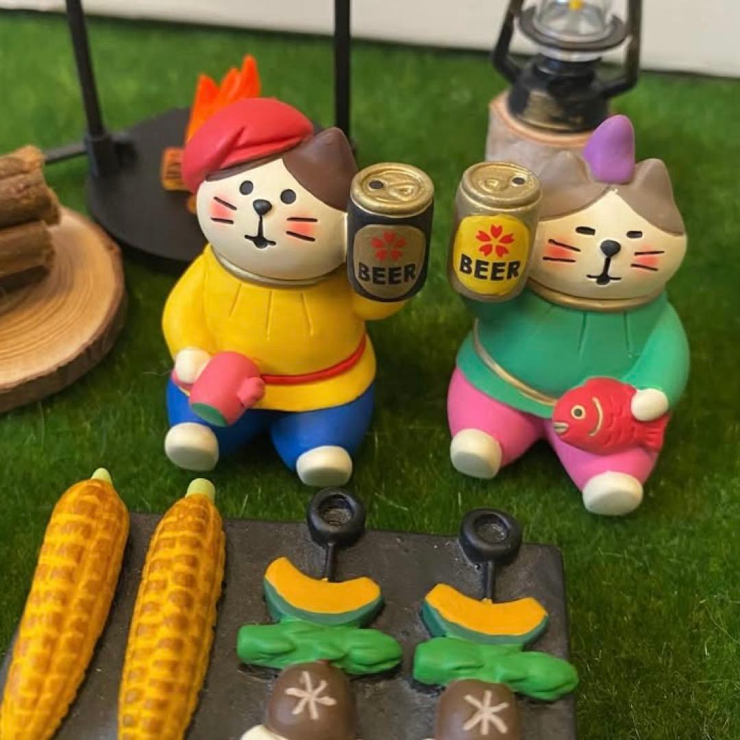 デコレ　コンコンブル バーベキュー　キャンプ 恵比寿猫 セット