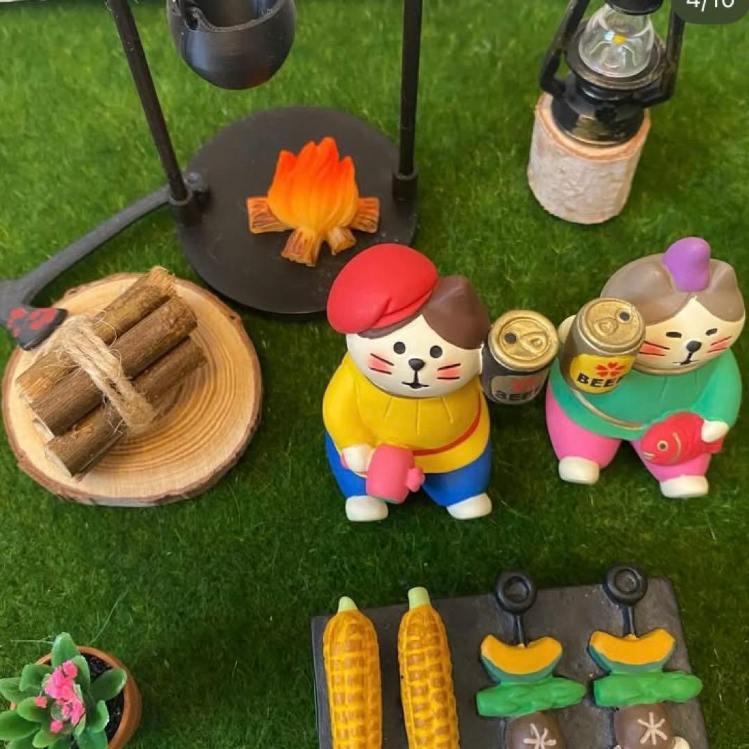 デコレ　コンコンブル バーベキュー　キャンプ 恵比寿猫 セット