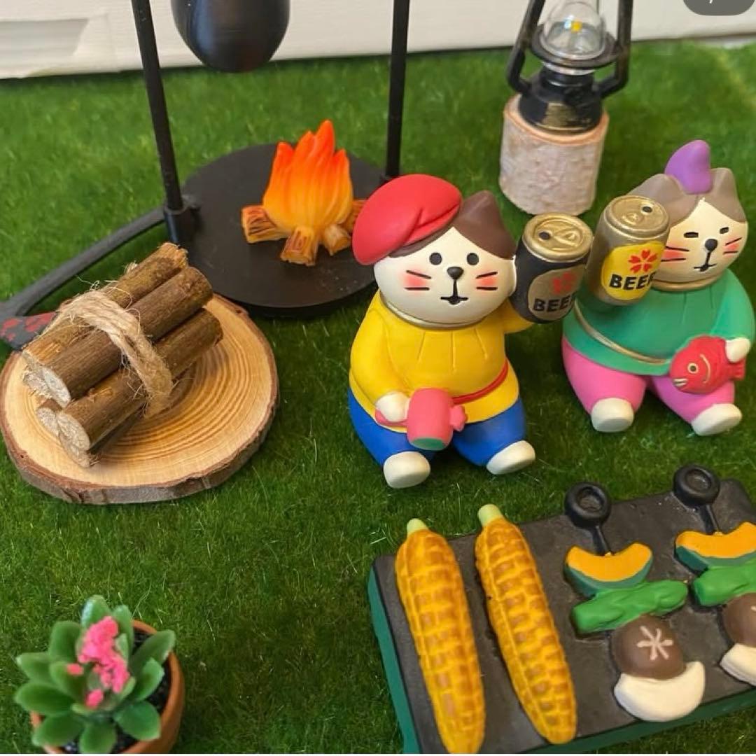 デコレ　コンコンブル バーベキュー　キャンプ 恵比寿猫 セット