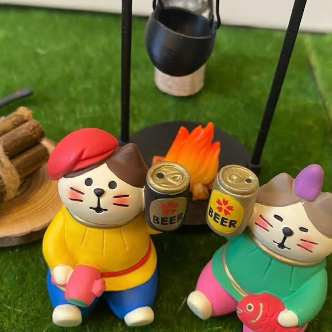 デコレ　コンコンブル バーベキュー　キャンプ 恵比寿猫 セット