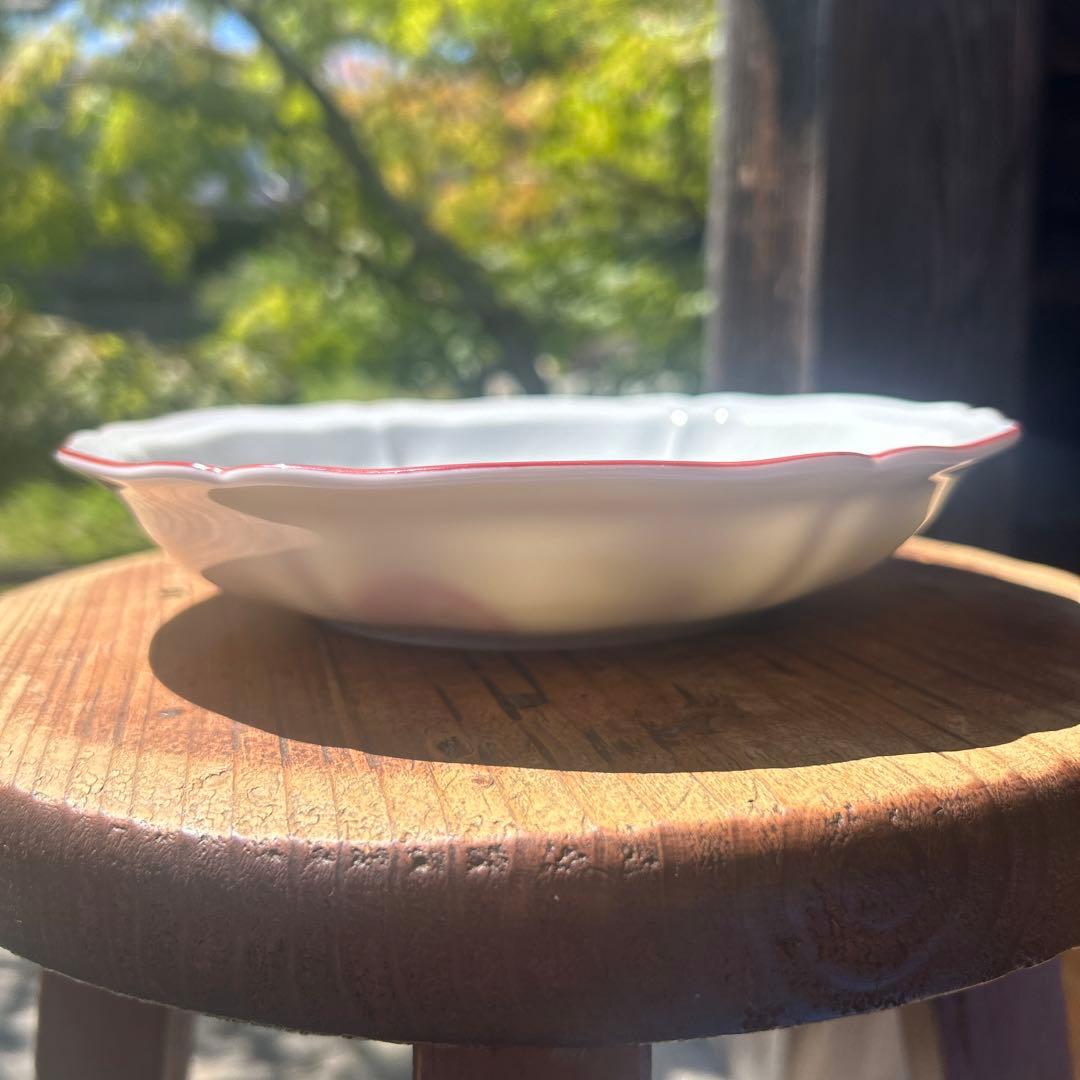 匿名配リチャードジノリのチェリー皿 2枚 赤