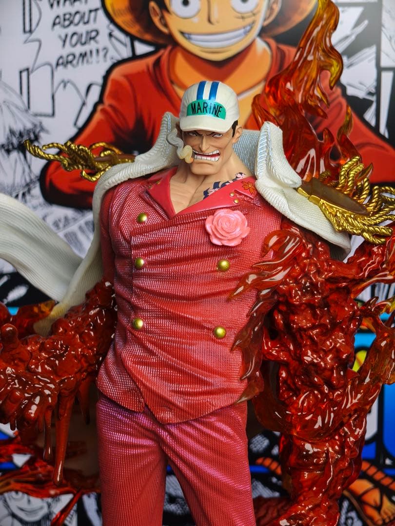 ONE PIECE サカズキ（赤犬） フィギュア PVC製 実物写真　即日発送
