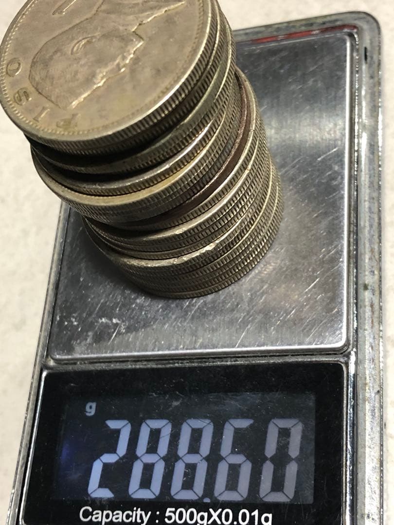 4261【フィリピン】大型1ペソ　硬貨　古銭　　20枚セット