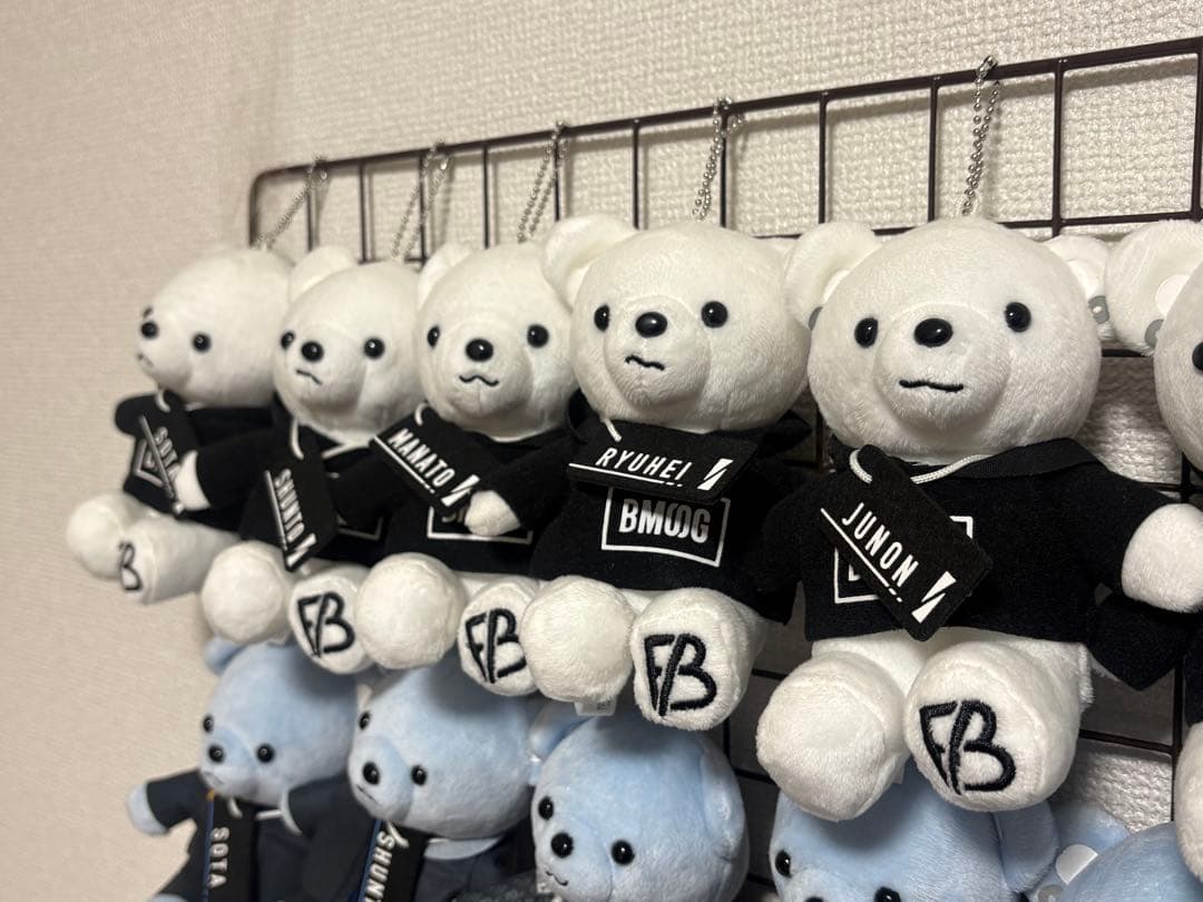 【BE:FIRST】クマのぬいぐるみ　コンプリートセット(白色・水色・ピンク)