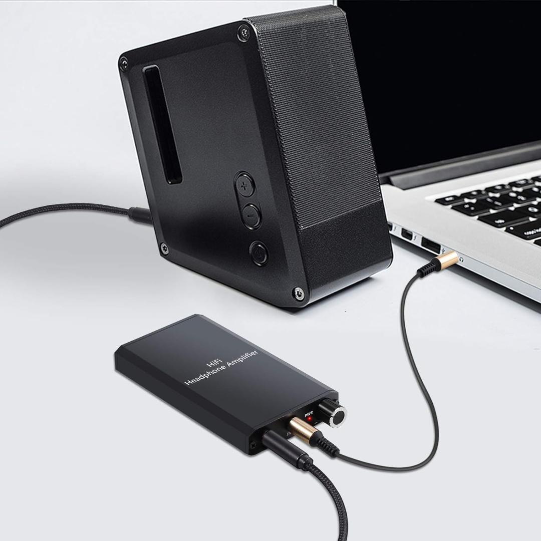 ポータブルヘッドホンアンプ - HIFI、充電式、iPod MP3 MP4対応