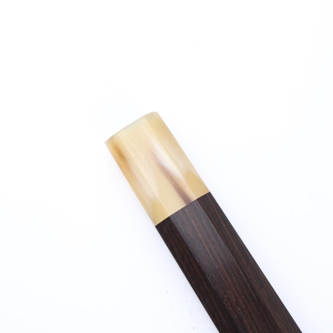 黒檀八角 水牛口輪 包丁の柄 ハンドル 牛刀 240mm用