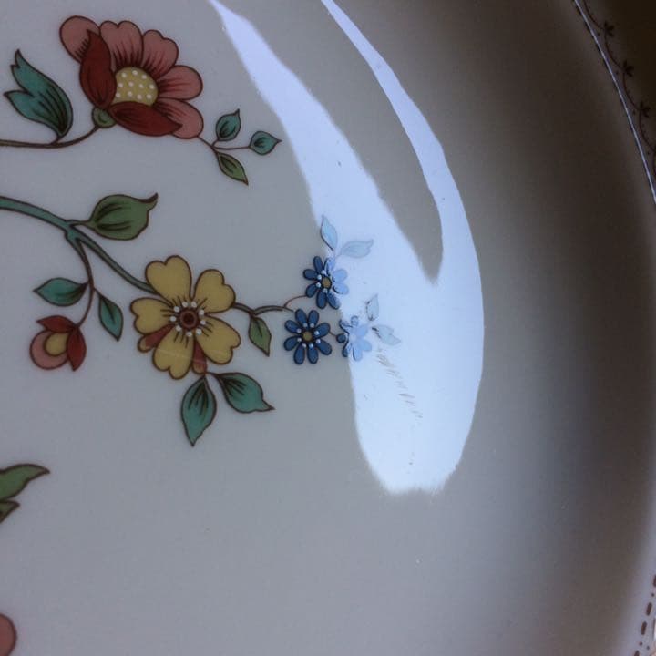 英国製 ロイヤルドルトン  ラウンドオーバルサービングプラター