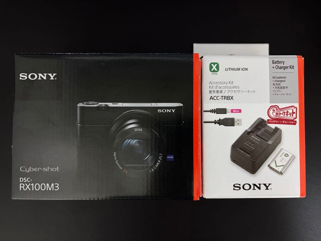 SONY CyberShot DSC-RX100M3　元箱　充電器付き