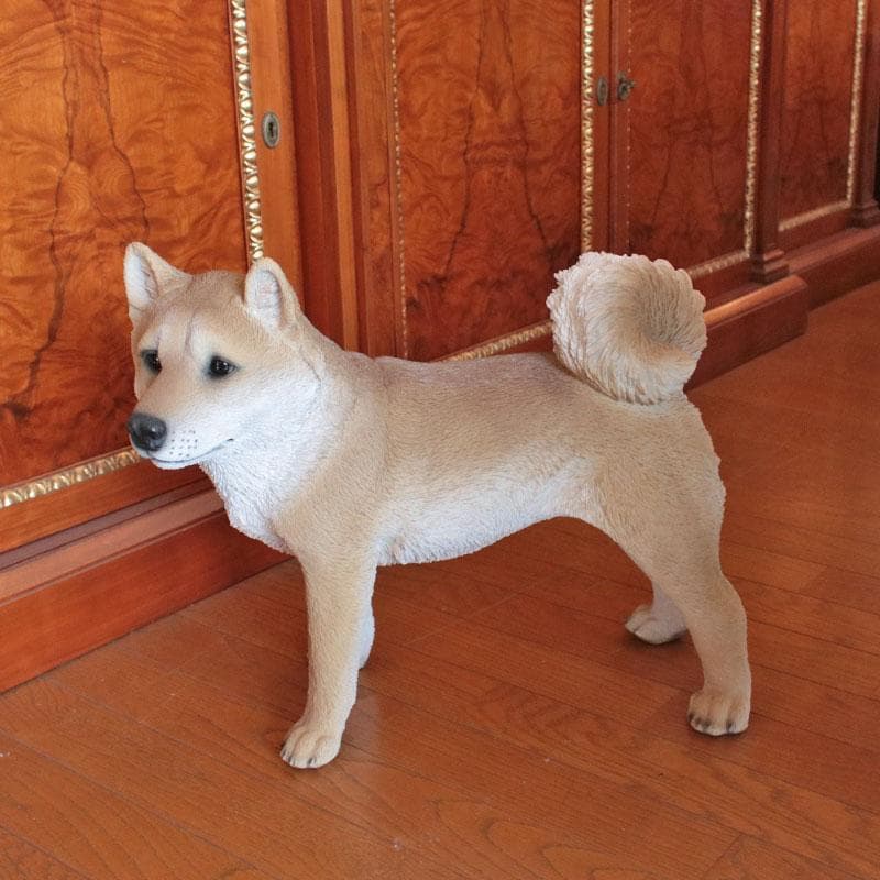 柴犬オブジェ エクステリア ガーデンオブジェ イヌ 犬 置物 375-269