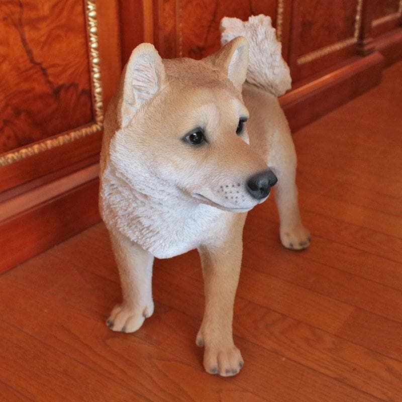 柴犬オブジェ エクステリア ガーデンオブジェ イヌ 犬 置物 375-269