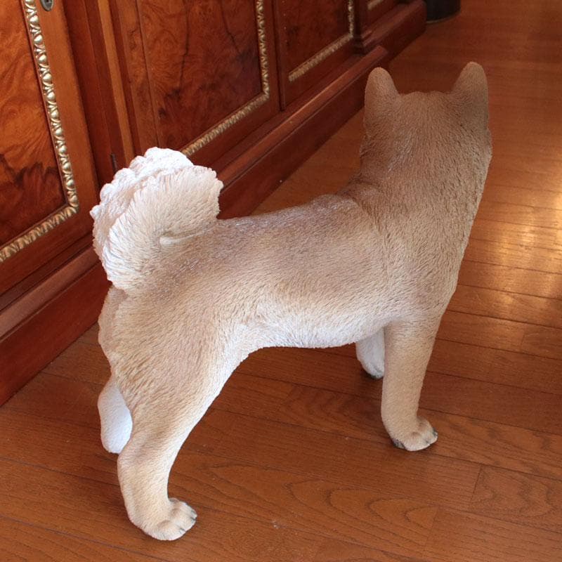 柴犬オブジェ エクステリア ガーデンオブジェ イヌ 犬 置物 375-269