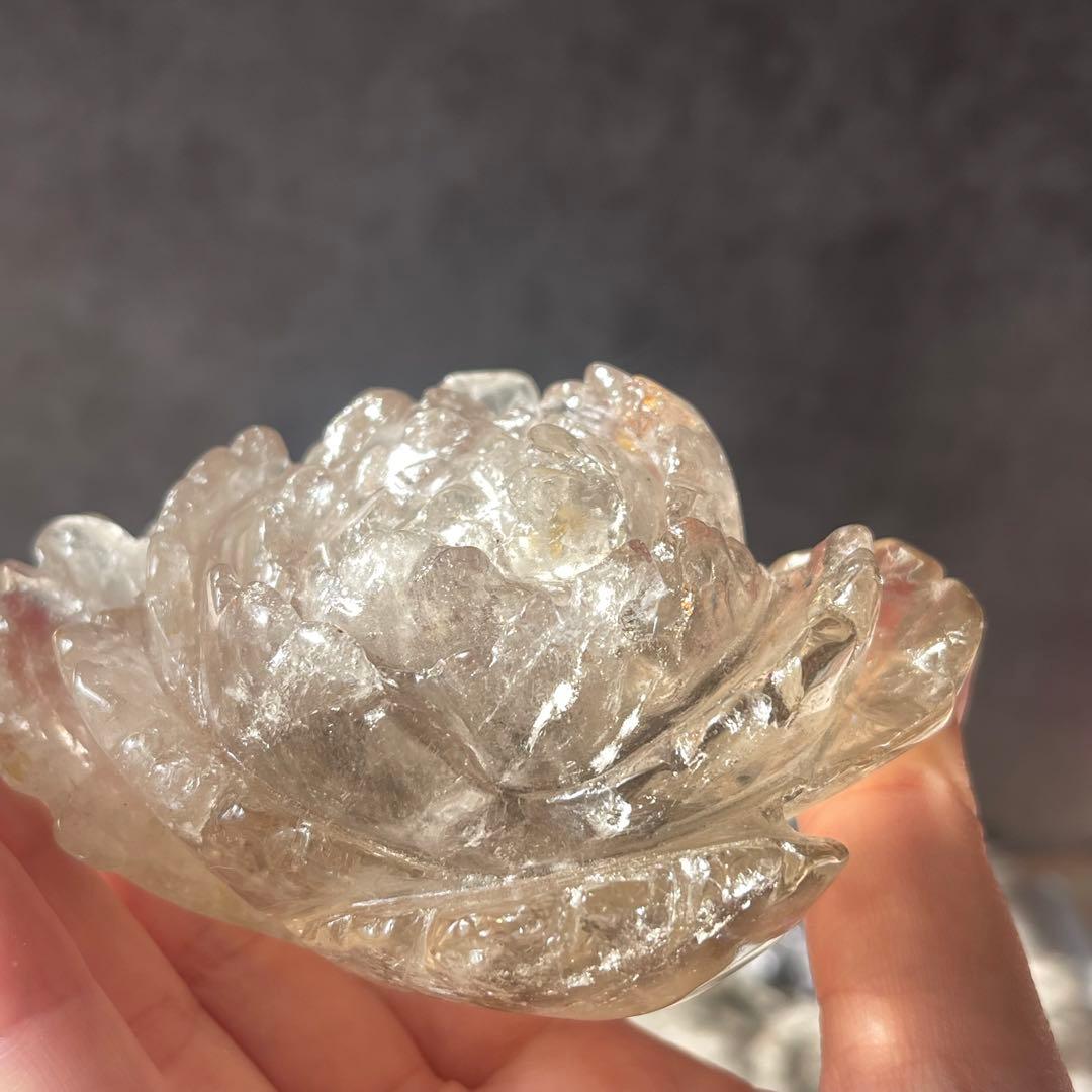 ライモナイトイン スモーキークォーツ ローズ