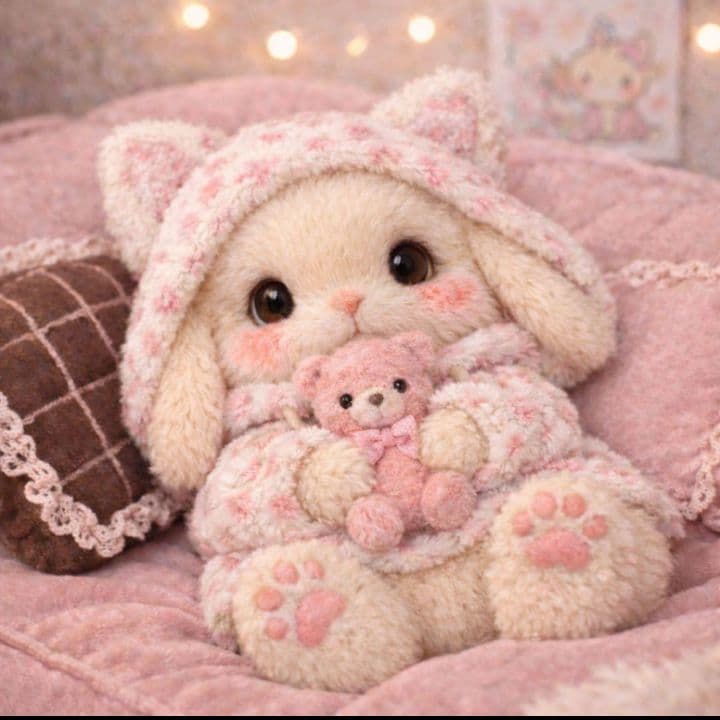 うさぎちゃんパネル生地ハンドメイド★レンロ–ズ