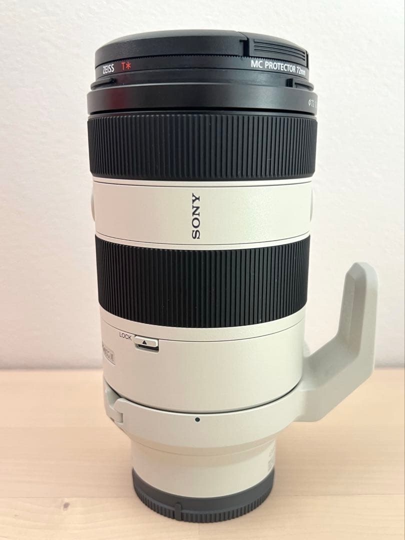 SONY FE70-200mm F4 Macro G OSS II プロテクタ付