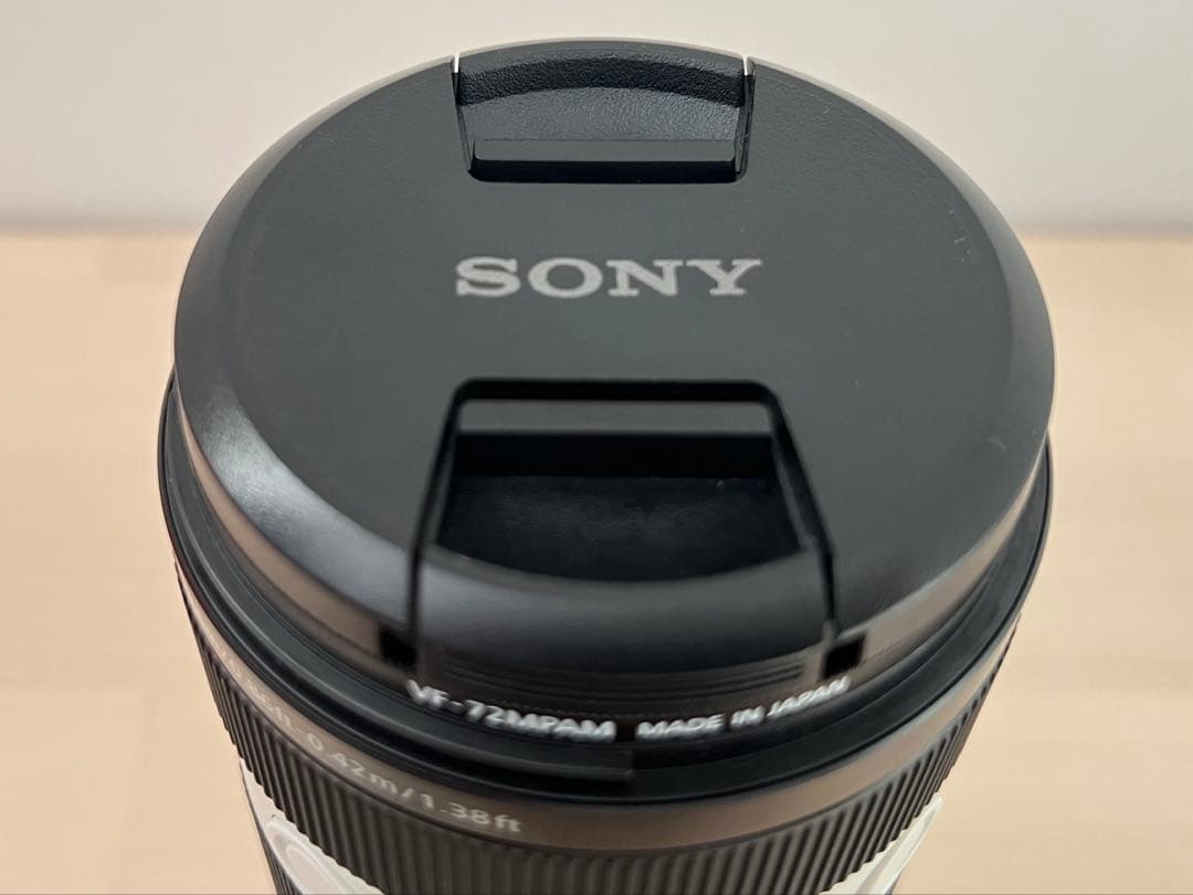 SONY FE70-200mm F4 Macro G OSS II プロテクタ付