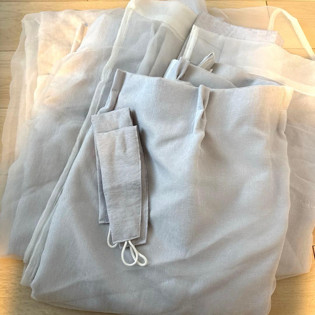 Francfranc ダブルカーテン 2枚セット