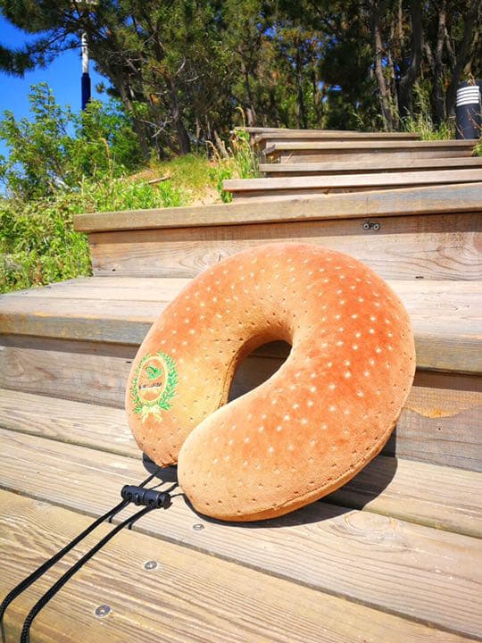 Suvarn Latex「正規品」 天然ラテックス トラベル枕 ブラウン 未開封