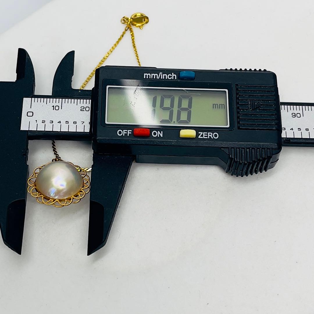 マベパール K18ペンダントトップ